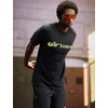 Nike Men’s Dri-FIT Running T-Shirt(Black/Volt)