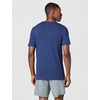 Nike Men’s Dri-FIT Running T-Shirt(Midnight Navy/Light Current Blue)