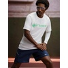 Nike Men’s Dri-FIT Running T-Shirt(White/Green Spark)