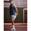 Nike Men’s Miler Dri-FIT 7″ Brief-Lined Running Shorts(Smoke Grey/Smoke Grey/Reflective Silver)