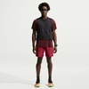 Nike Men’s Miler Dri-FIT 7″ Brief-Lined Running Shorts(Tough Red/Sport Red/Reflective Silver)