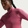 Nike Women’s Tempo Dri-FIT 1/2-Zip Running Top(Pink Smoke/Reflective Silver)