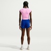 Nike Women’s Tempo Swoosh Dri-fit Short-Sleeve Running Top(Pink Rise/Pink Rise/Old Royal)