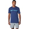 Nike Men’s Dri-FIT Running T-Shirt(Midnight Navy/Light Current Blue)