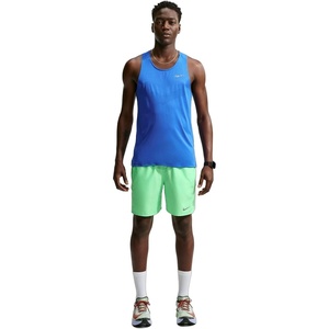 Nike Men’s Miler Dri-FIT 7″ Brief-Lined Running Shorts(Illusion Green/Reflective Silver)