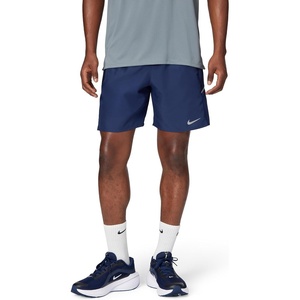 Nike Men’s Miler Dri-FIT 7″ Brief-Lined Running Shorts(Midnight Navy/Reflective Silver)