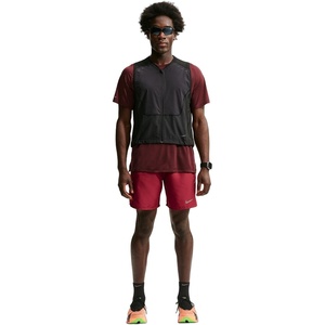 Nike Men’s Miler Dri-FIT 7″ Brief-Lined Running Shorts(Tough Red/Sport Red/Reflective Silver)