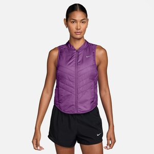 Nike Women’s Tempo Repel Warm Running Vest(Bold Berry/Reflective Silver)