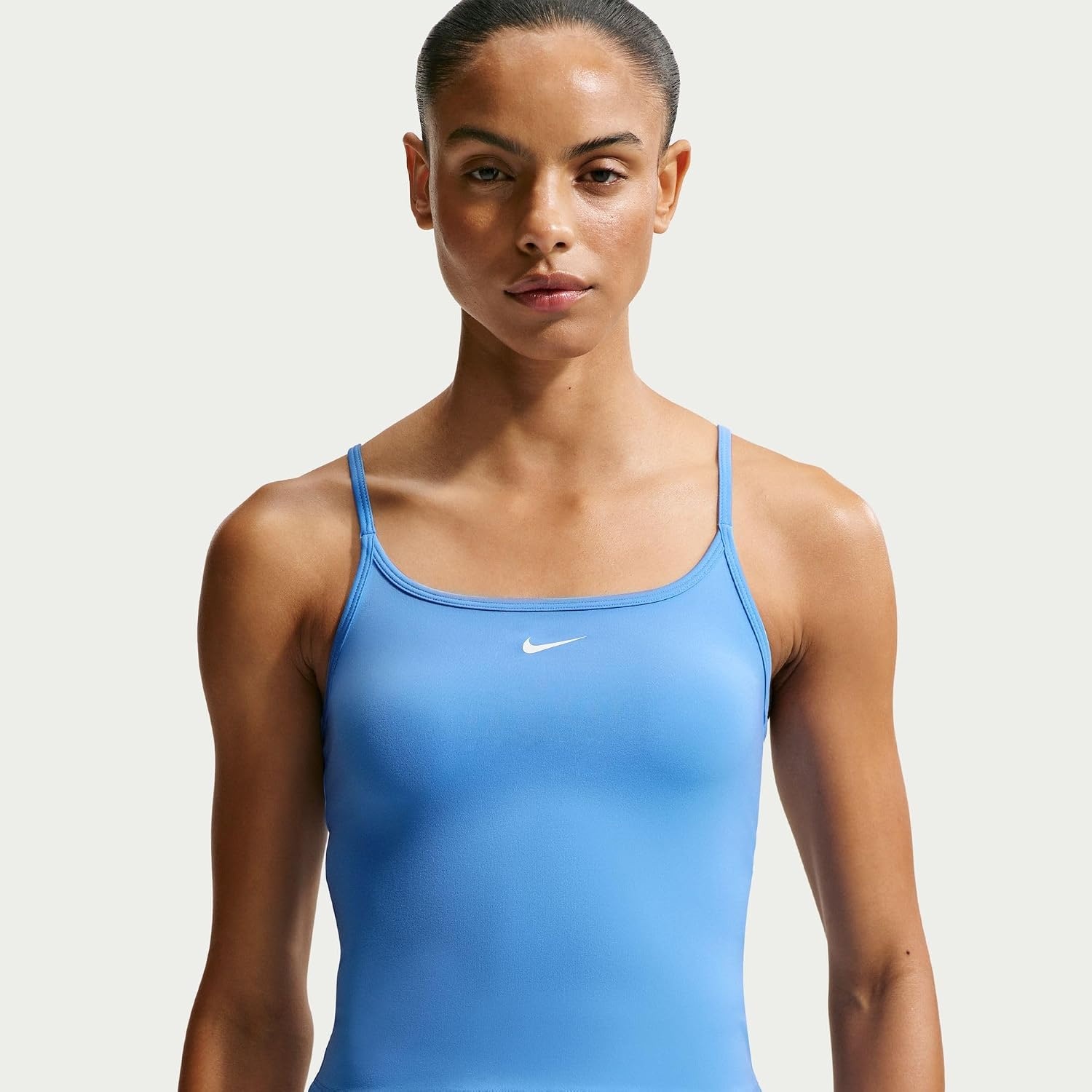 image:imageNike Womens One DriFIT Fitted Cami TankUniversity BlueWhite