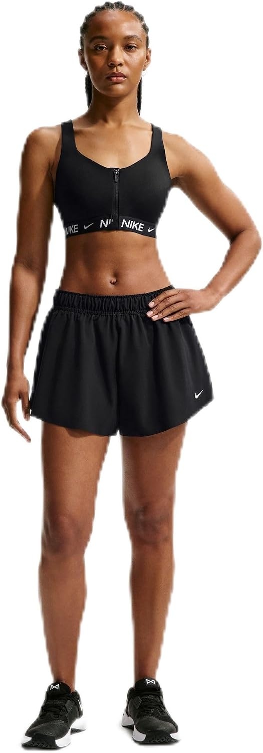 image:imageNike Womens One DriFIT MidRise ShortsBlackWhite