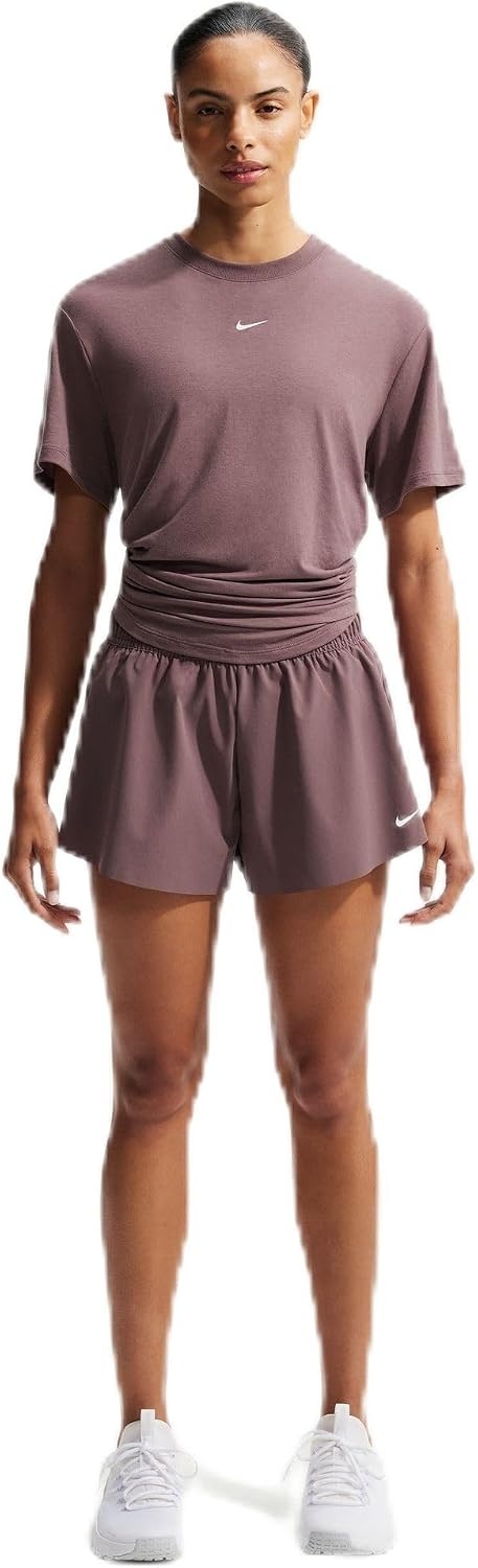 image:imageNike Womens One DriFIT MidRise ShortsTattooWhite