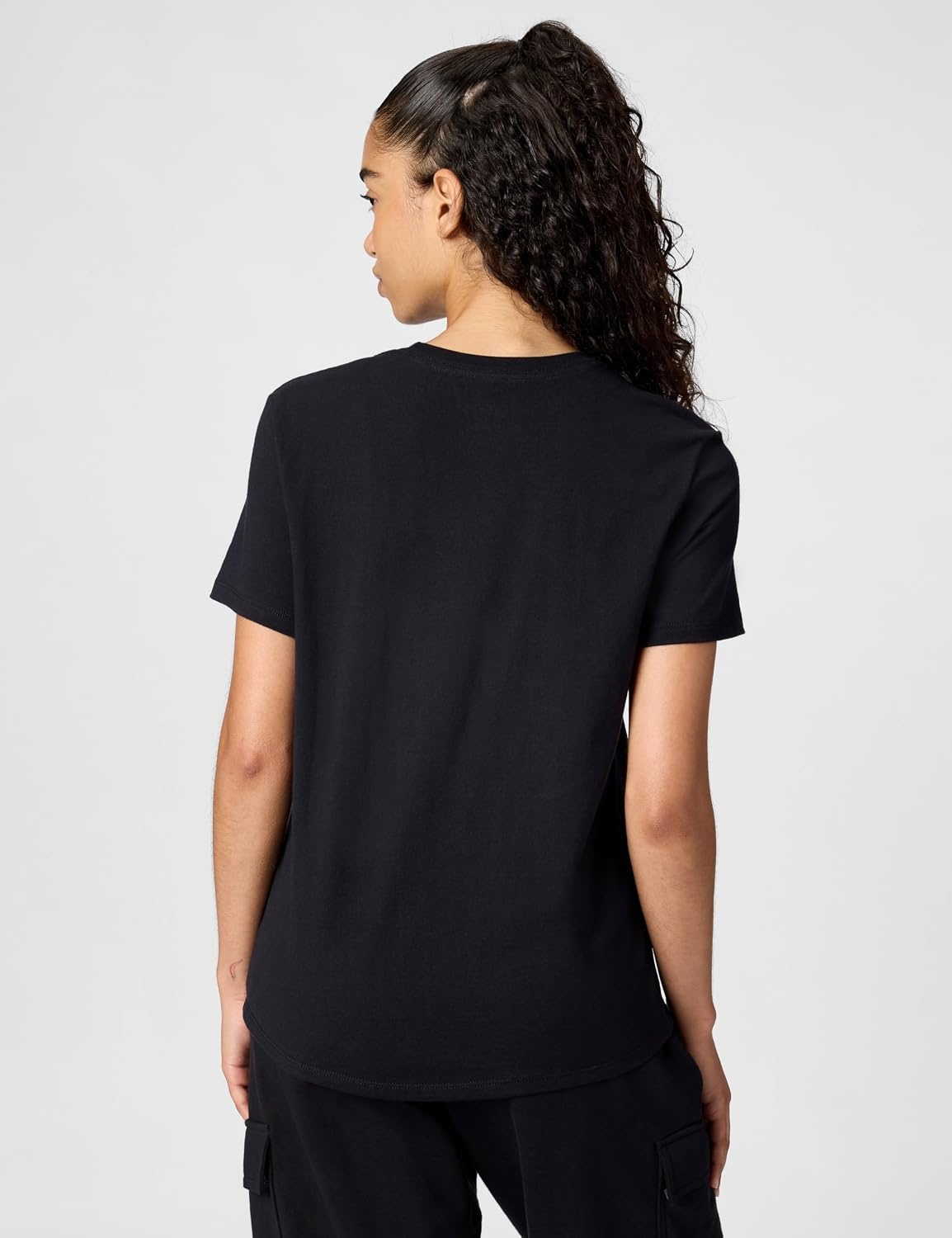 image:imageNike Womens Sportswear Club Essentials TShirtBlackWhite