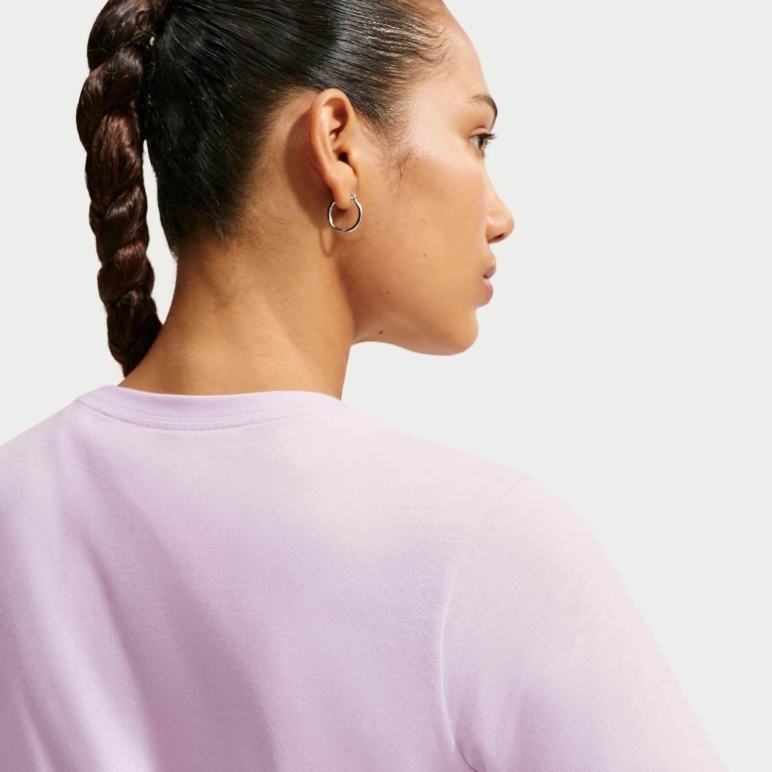 image:imageNike Womens Sportswear Club Essentials TShirtBleached Lilac