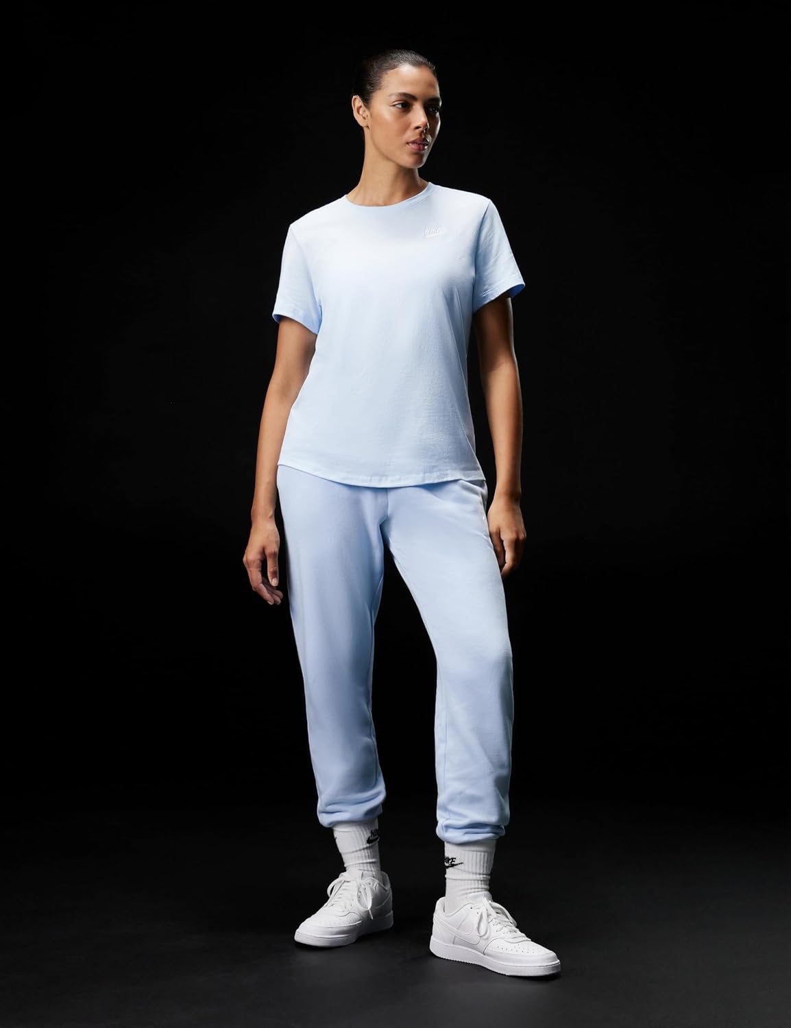 image:imageNike Womens Sportswear Club Essentials TShirtCelestine BlueWhite