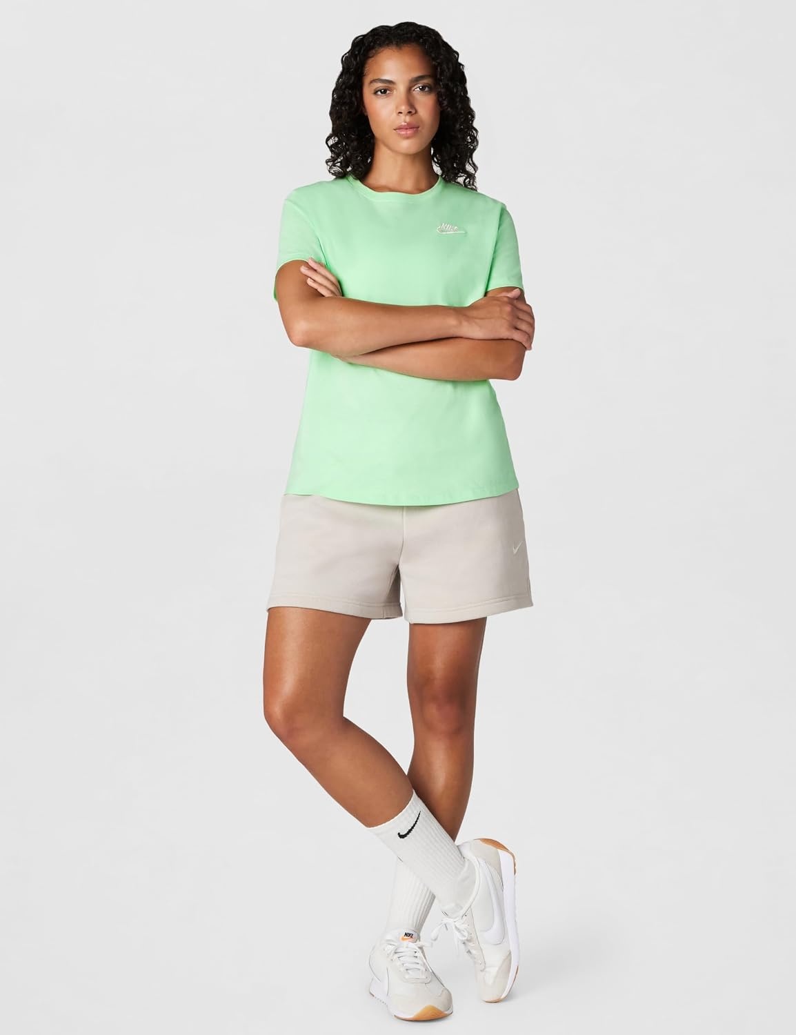 image:imageNike Womens Sportswear Club Essentials TShirtCucumber Calm