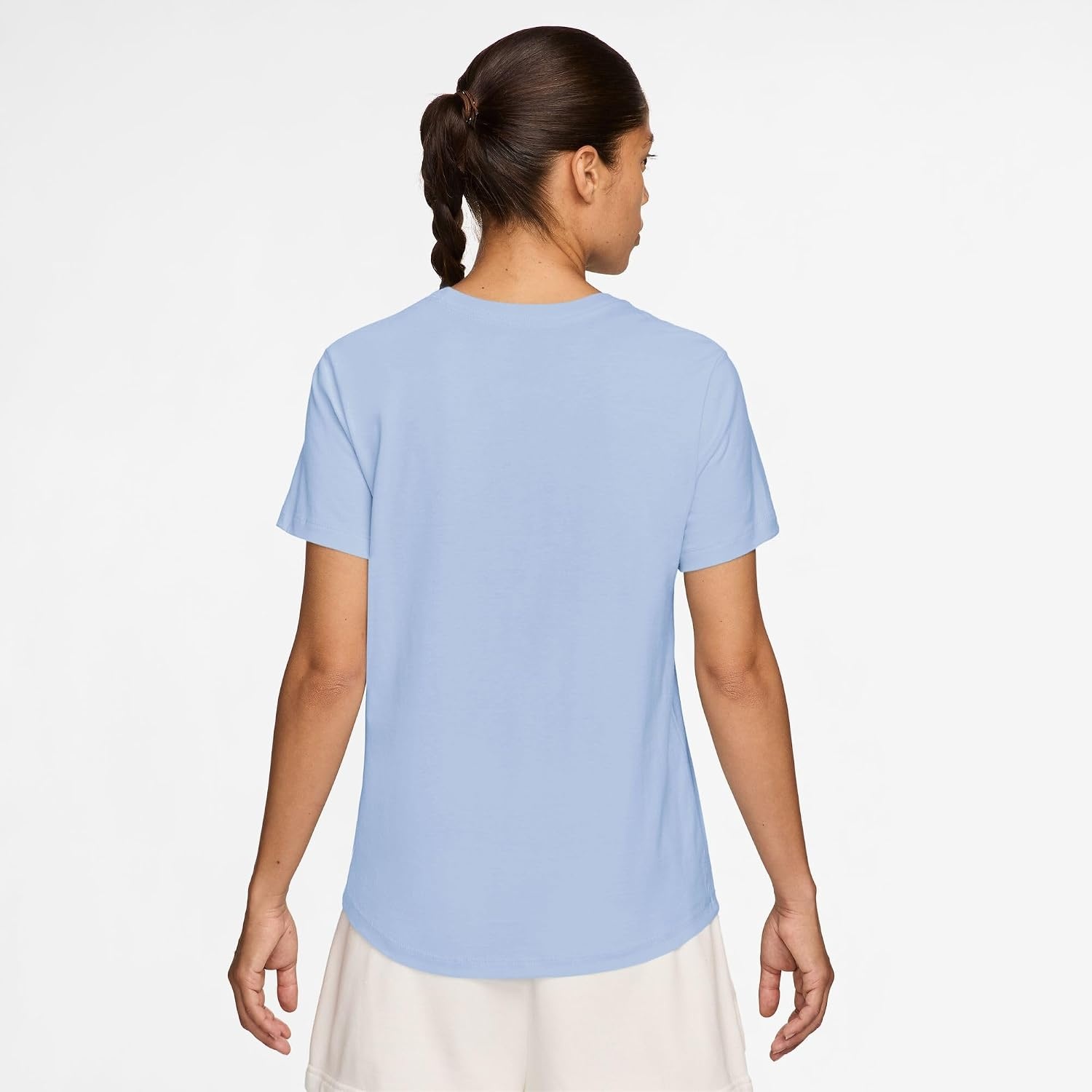 image:imageNike Womens Sportswear Club Essentials TShirtHydrogen BlueSail