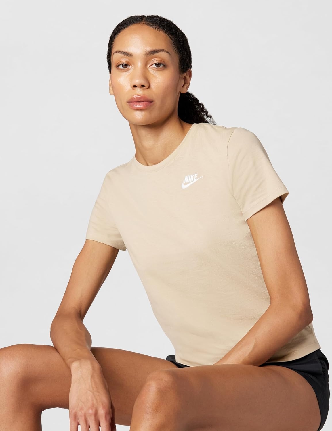 image:imageNike Womens Sportswear Club Essentials TShirtLinenWhite