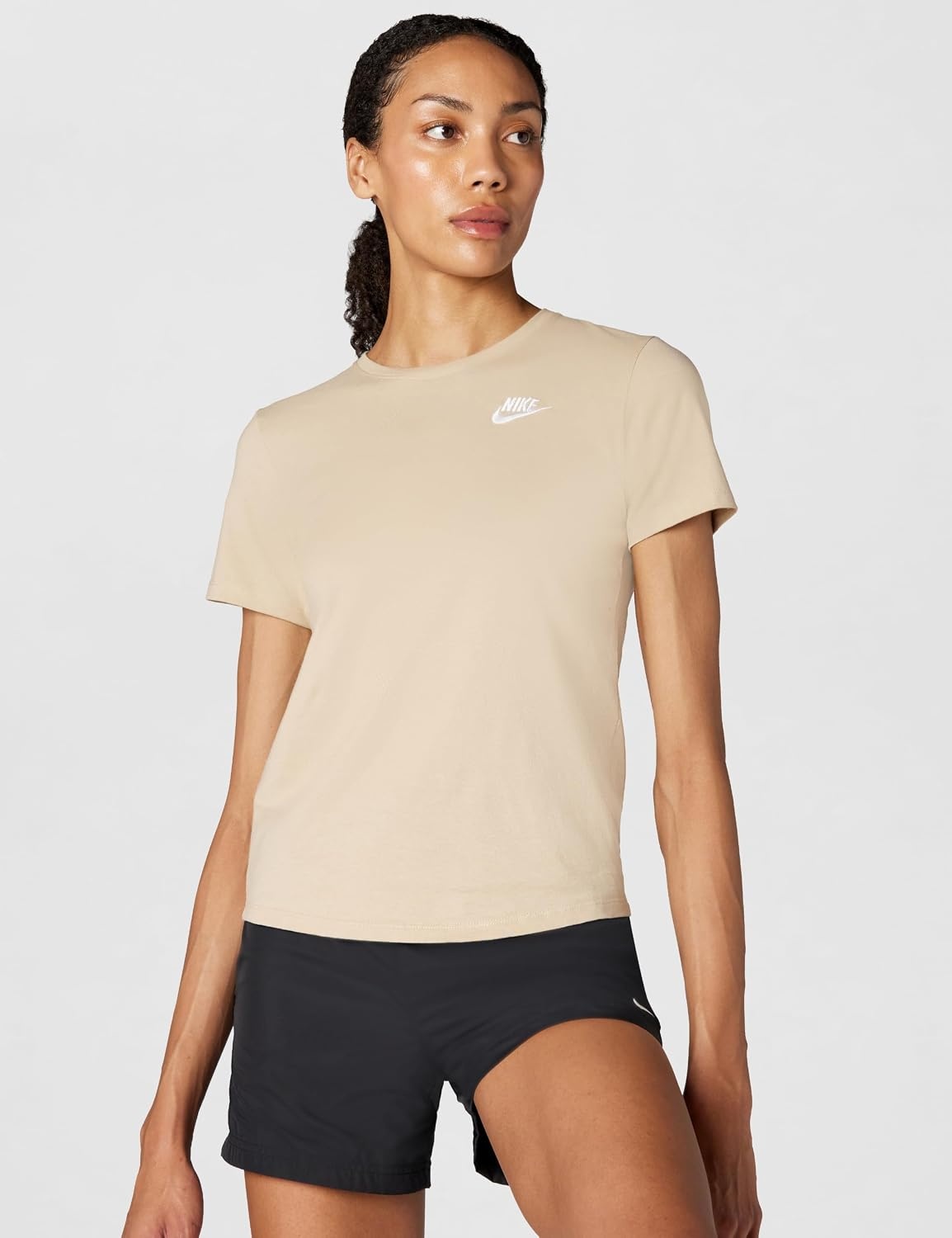 image:imageNike Womens Sportswear Club Essentials TShirtLinenWhite