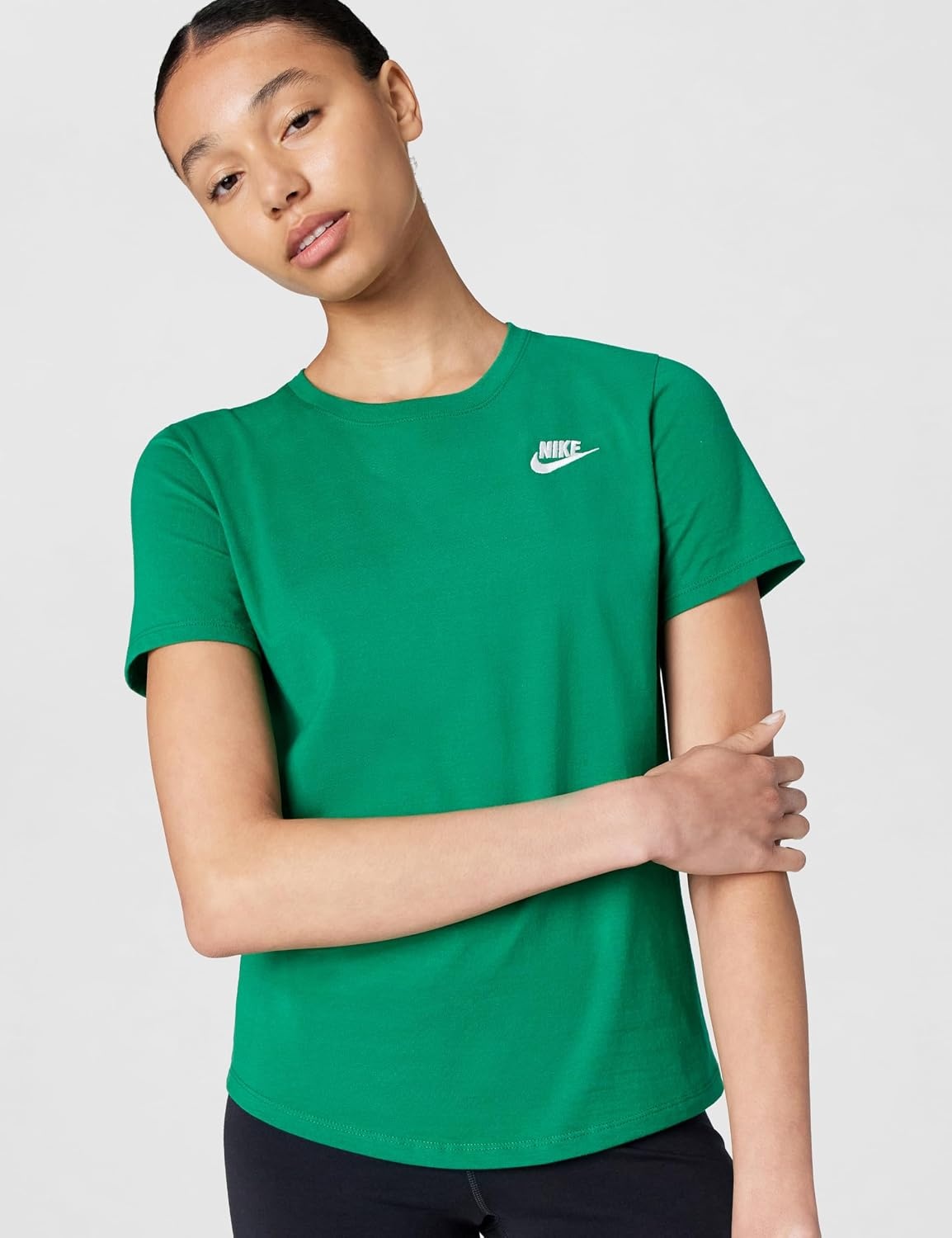 image:imageNike Womens Sportswear Club Essentials TShirtMalachite