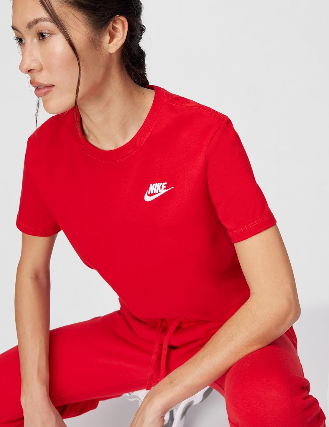 image:imageNike Womens Sportswear Club Essentials TShirtUniversity Red