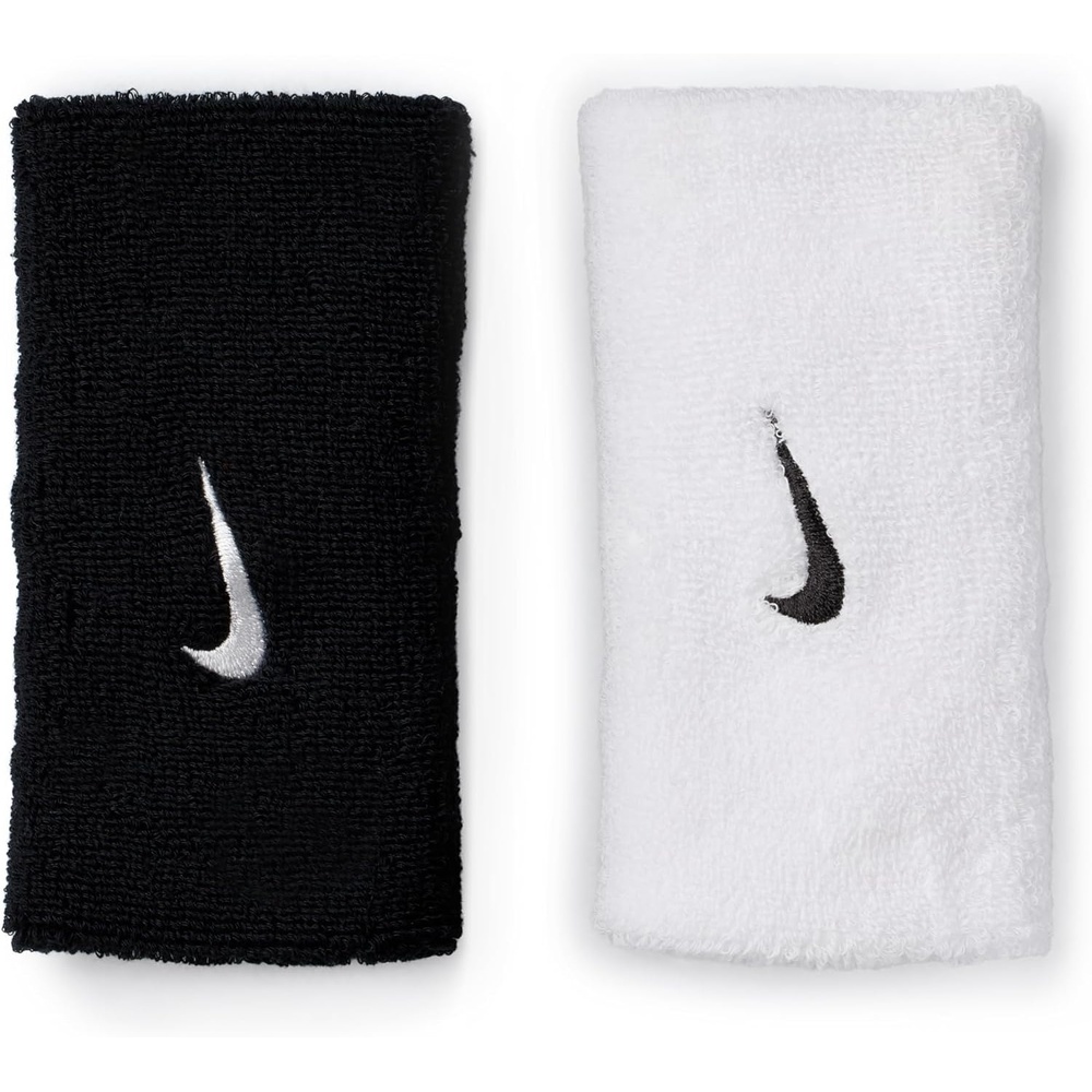 image:imageNike Swoosh Classic Double Wide Wristband 2P BN4000BlackWhiteBlack