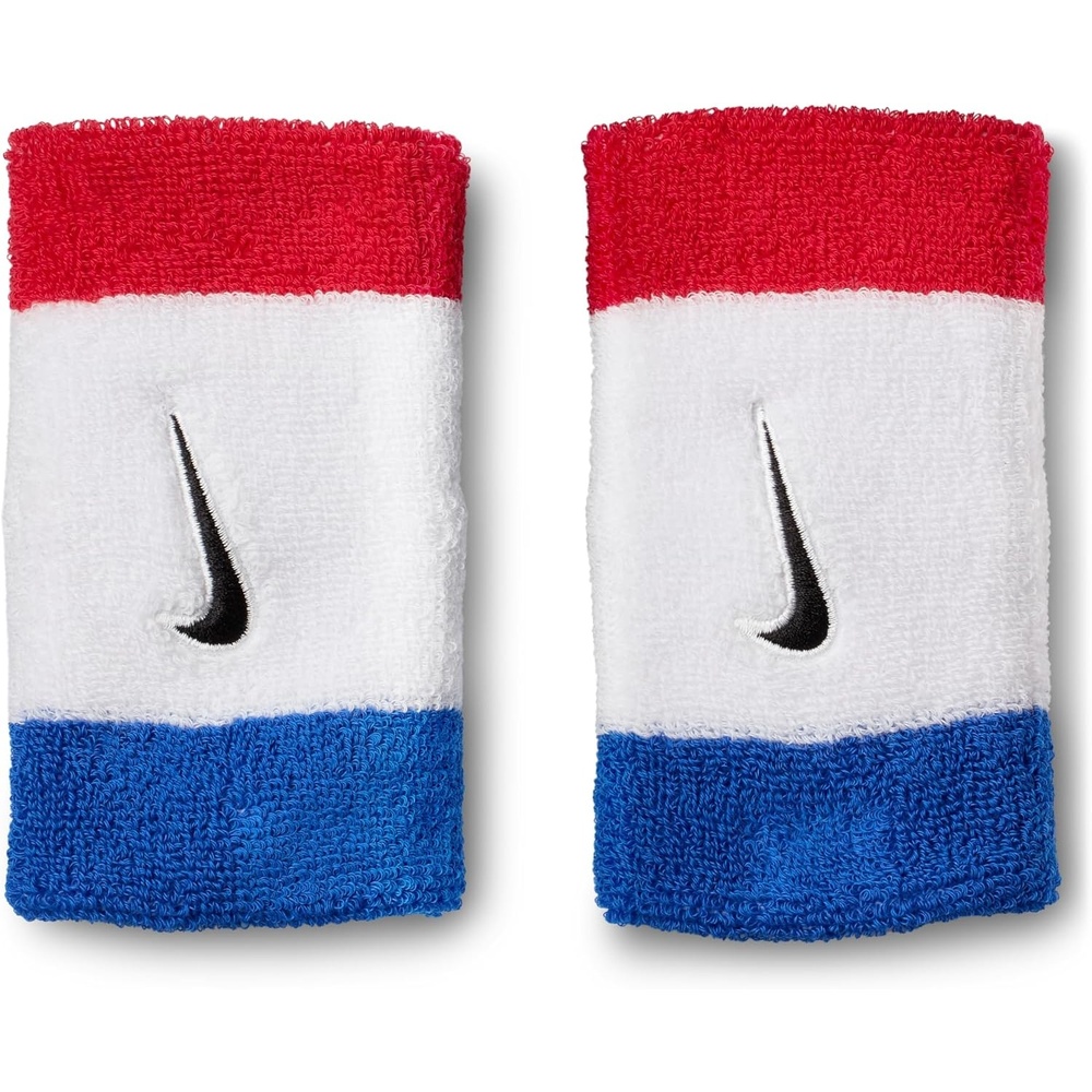 image:imageNike Swoosh Classic Double Wide Wristband 2P BN4000Game RoyalUniversit RedBlack