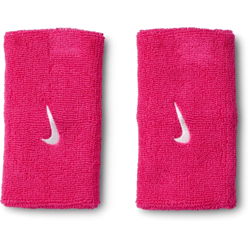 image:imageNike Swoosh Classic Double Wide Wristband 2P BN4000Vivid PinkWhite