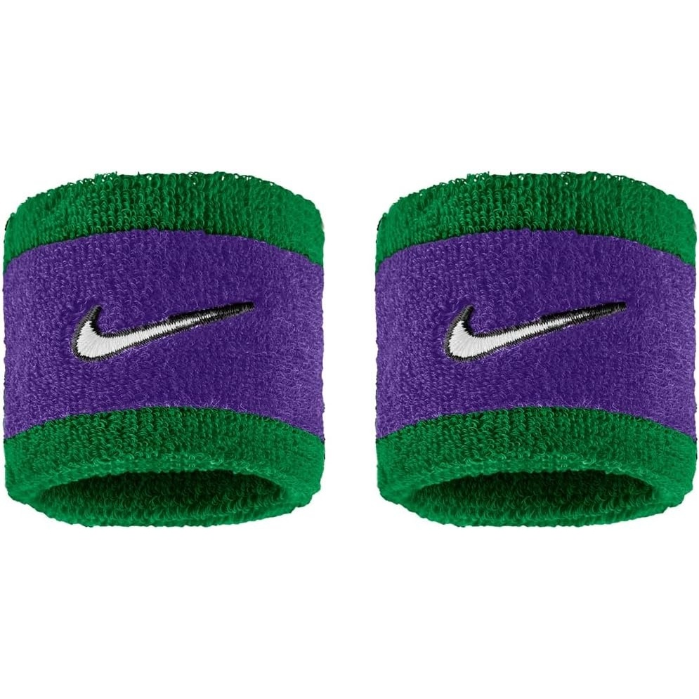 image:imageNike Swoosh Classic Wristband 2P BN3000cloverfierce purplewhite