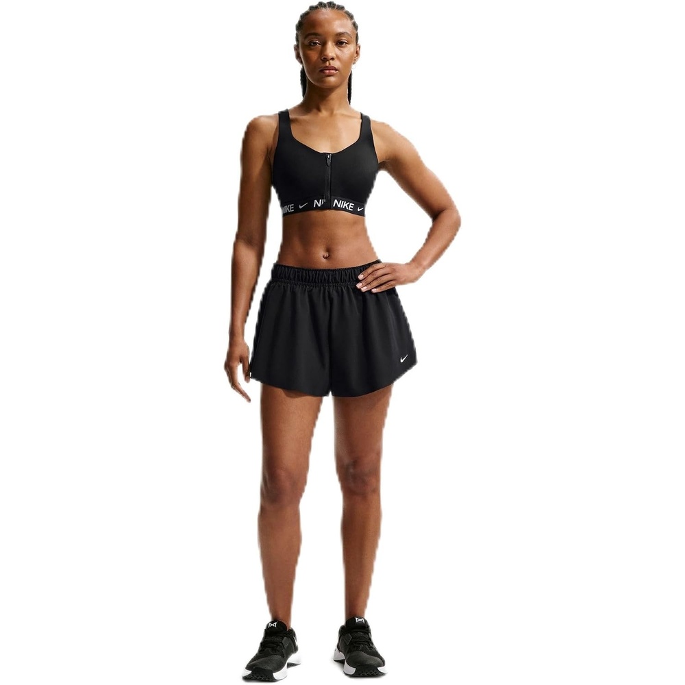 image:imageNike Womens One DriFIT MidRise ShortsBlackWhite