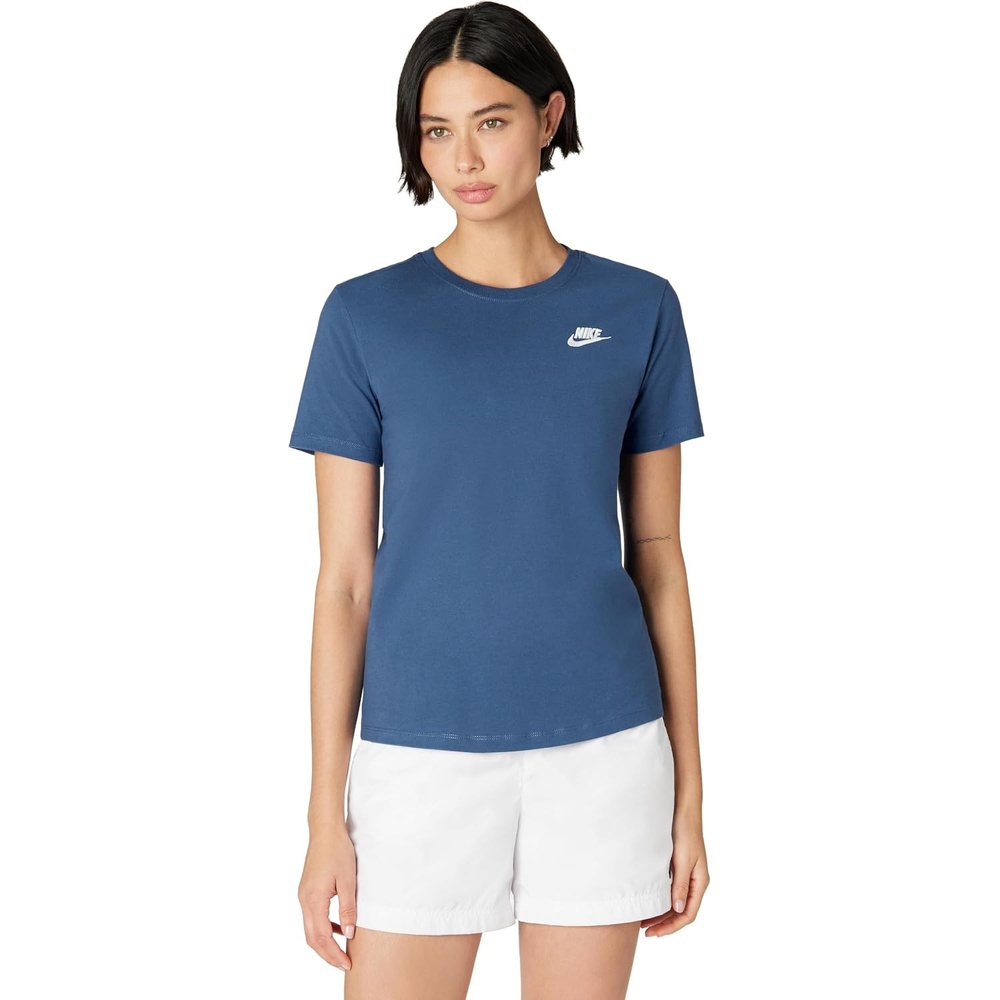 image:imageNike Womens Sportswear Club Essentials TShirtMystic NavyWhite