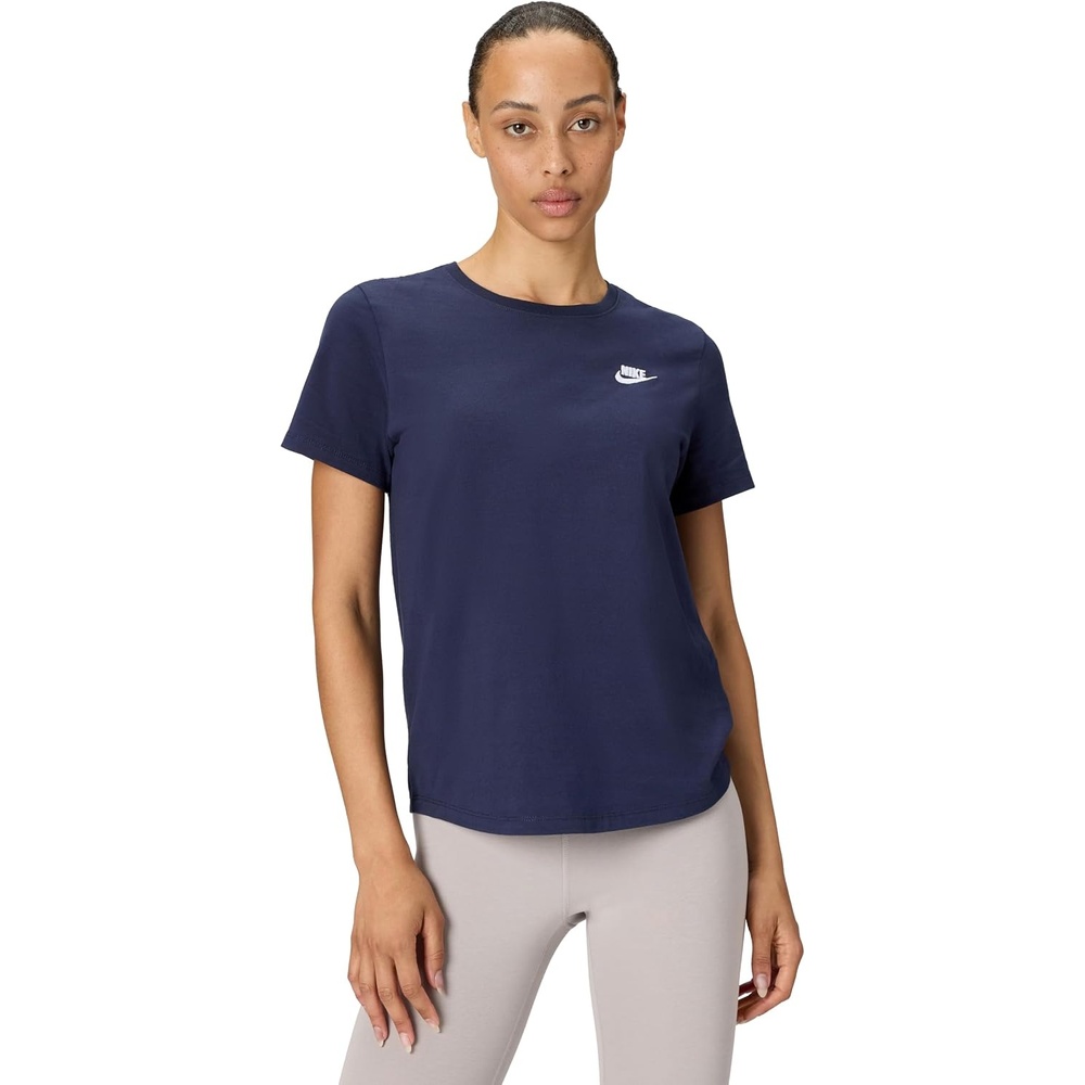 image:imageNike Womens Sportswear Club Essentials TShirtObsidianWhite