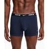 Nike Men’s Essential Cotton Stretch W/Fly Trunk Underwear (3-Pack)(Obsidian/ Game Royal/ Black)