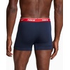 Nike Men’s Essential Cotton Stretch W/Fly Trunk Underwear (3-Pack)(Obsidian/Cool Grey/University Red)