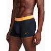 Nike Men’s Essential Micro Stretch Trunk Underwear (3-Pack)(Black W/Photo Blue/ Cool Grey/ Total Orange)