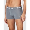 Nike Men’s Essential Micro Stretch Trunk Underwear (3-Pack)(Nike Logo Print/Cool Grey/Black)