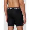 Nike Men’s Ultra Comfort Long Leg Boxer Brief Underwear (3-Pack)(Black / Black/ Black)