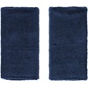 Nike Swoosh Classic Double Wide Wristband 2P BN4000(College Navy/White)