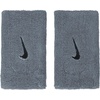 Nike Swoosh Classic Double Wide Wristband 2P BN4000(Cool Grey/Black)