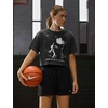 Nike Women’s Basketball Crop T-Shirt(Black)