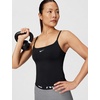 Nike Women’s One Dri-FIT Fitted Cami Tank(Black/White)