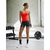 Nike Women’s One Dri-FIT Fitted Cami Tank(Light Crimson/White)