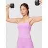 Nike Women’s One Dri-FIT Fitted Cami Tank(Light Magenta/White)