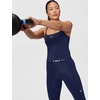 Nike Women’s One Dri-FIT Fitted Cami Tank(Midnight Navy/White)
