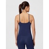 Nike Women’s One Dri-FIT Fitted Cami Tank(Midnight Navy/White)