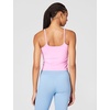 Nike Women’s One Dri-FIT Fitted Cami Tank(Pink Rise/White)