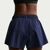 Nike Women’s One Dri-FIT Mid-Rise Shorts(Midnight Navy/White)