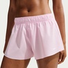 Nike Women’s One Dri-FIT Mid-Rise Shorts(Pink Foam/White)