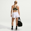 Nike Women’s One Dri-FIT Mid-Rise Shorts(White/Black)