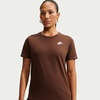 Nike Women’s Sportswear Club Essentials T-Shirt(Cacao Wow)