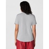 Nike Women’s Sportswear Club Essentials T-Shirt(Dark Grey Heather/Sail)